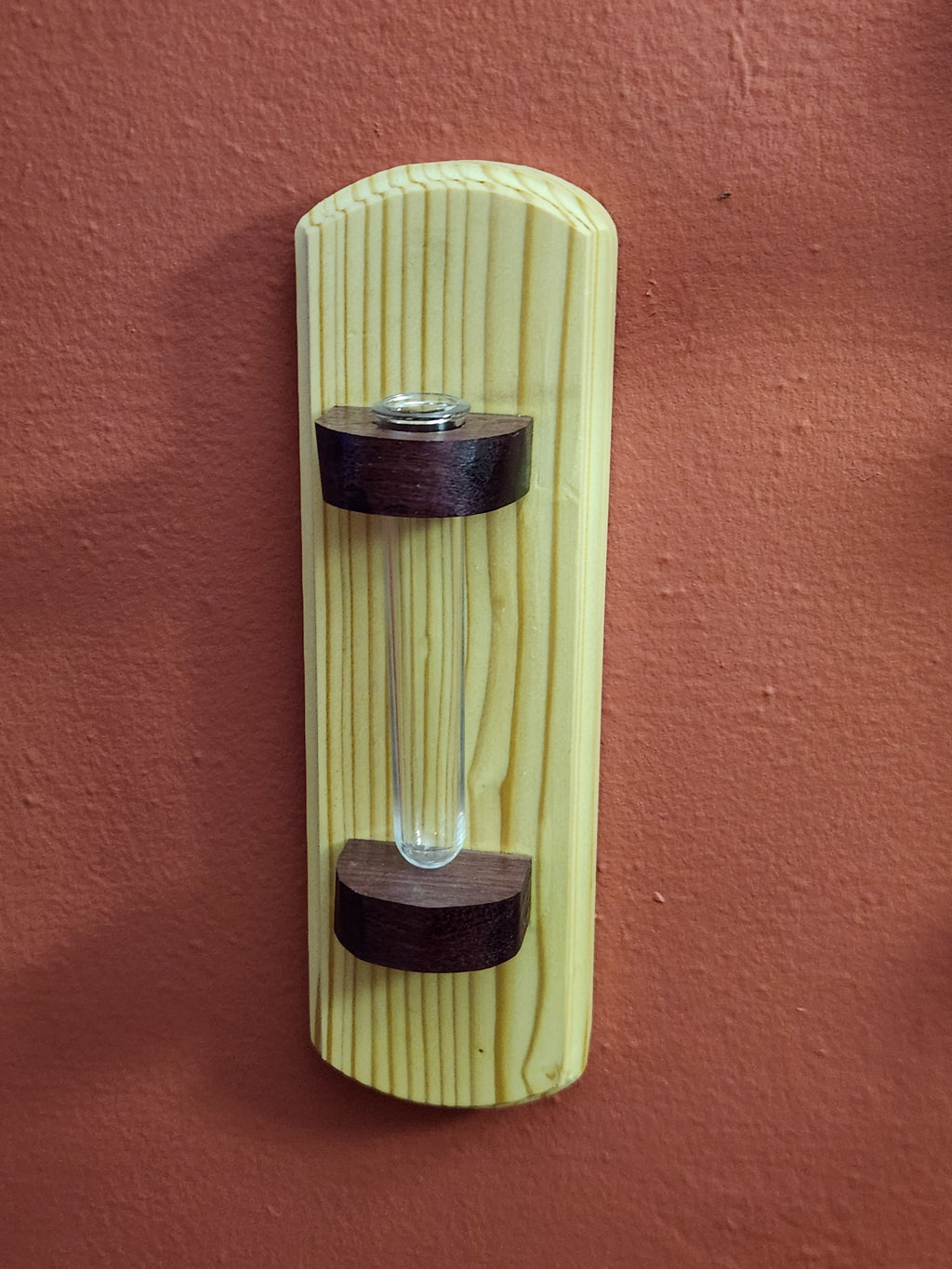 Wooden Wall Vase
