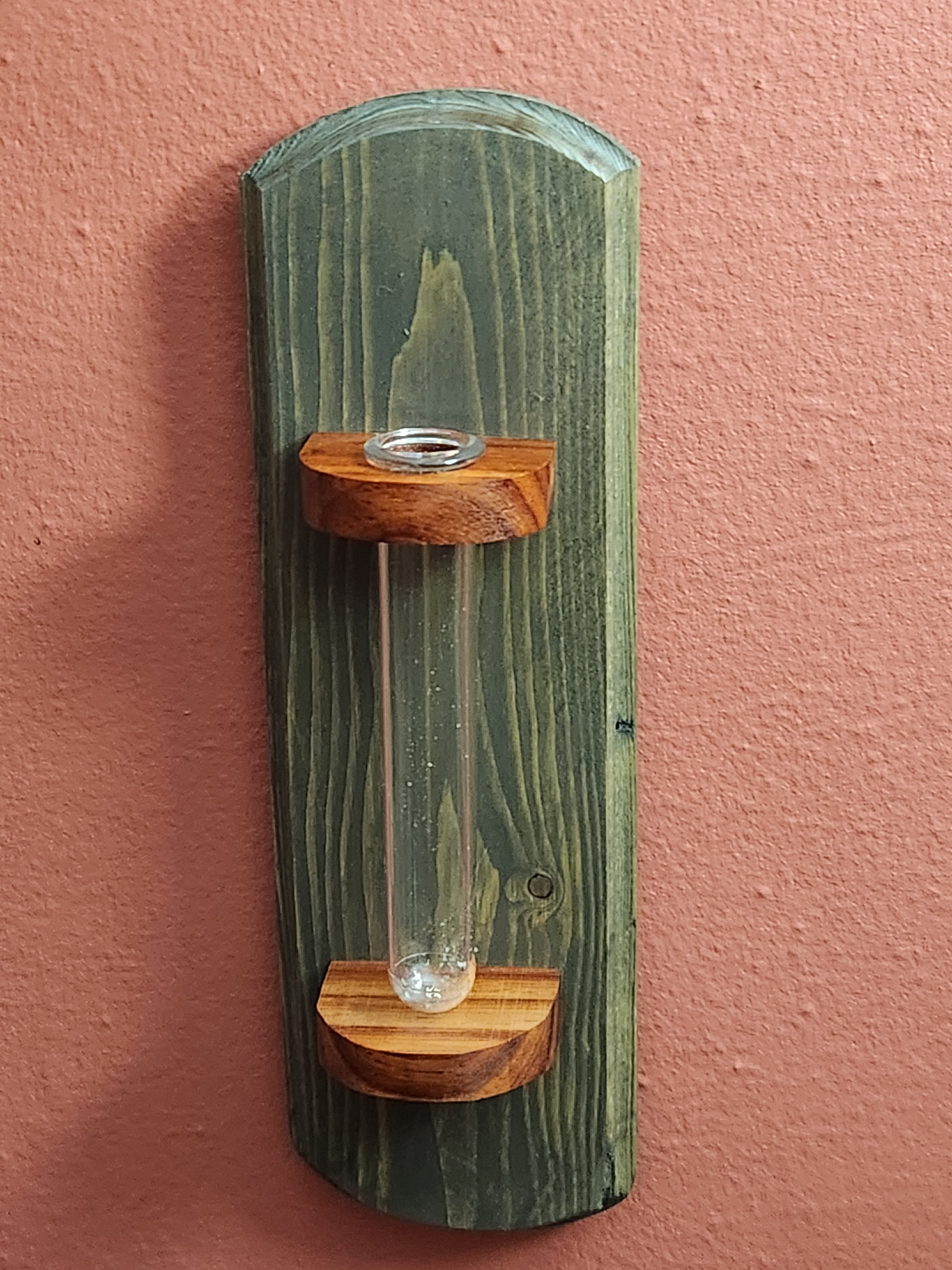 Wooden Wall Vase