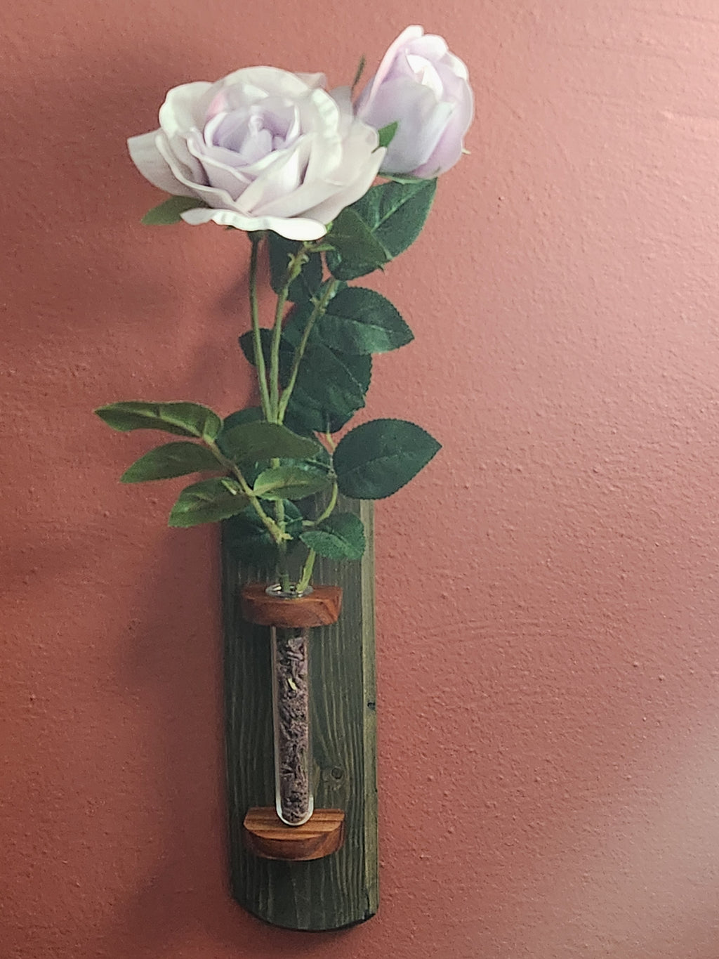 Wooden Wall Vase