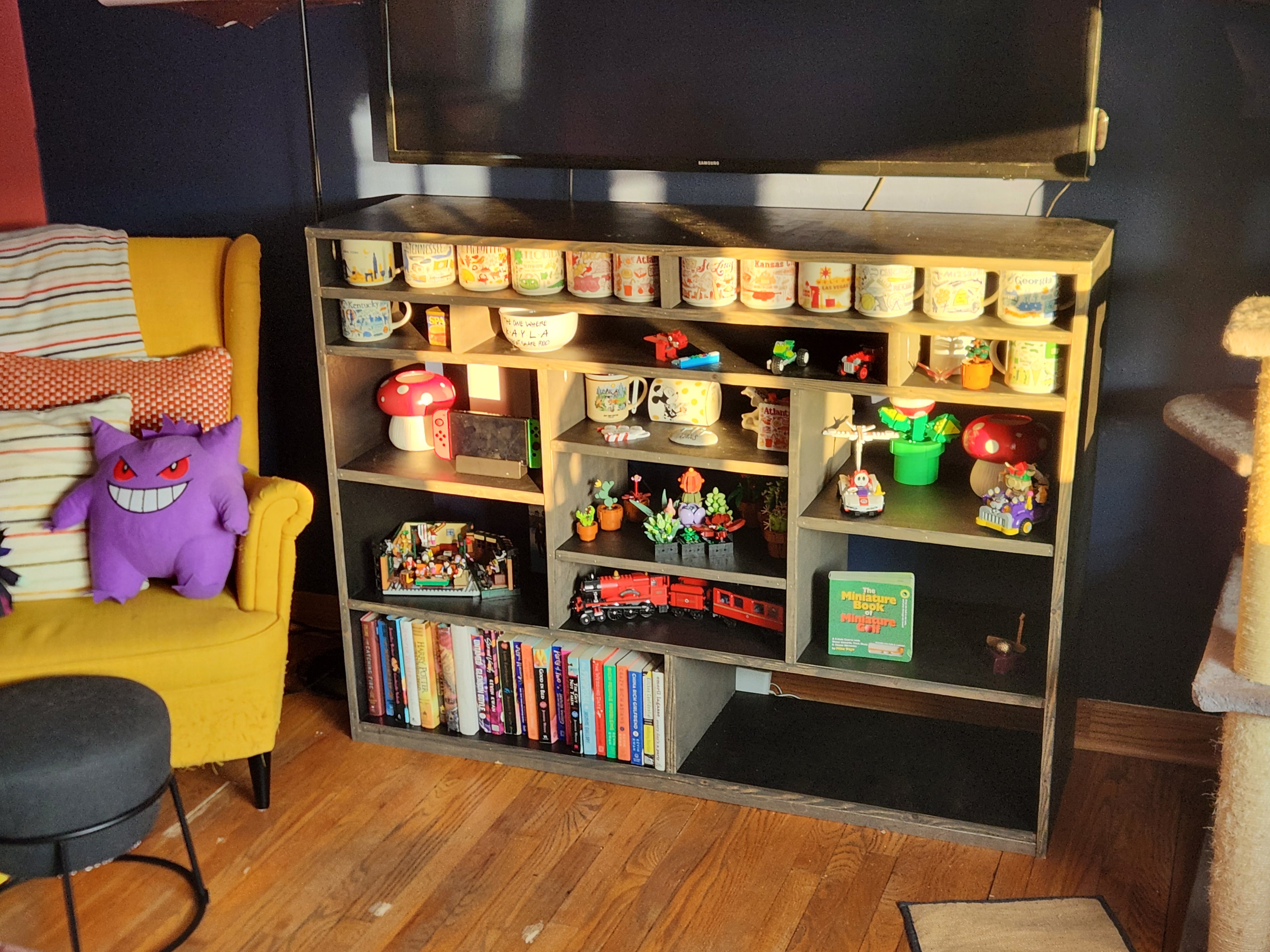 Wooden Custom Entertainment Stand