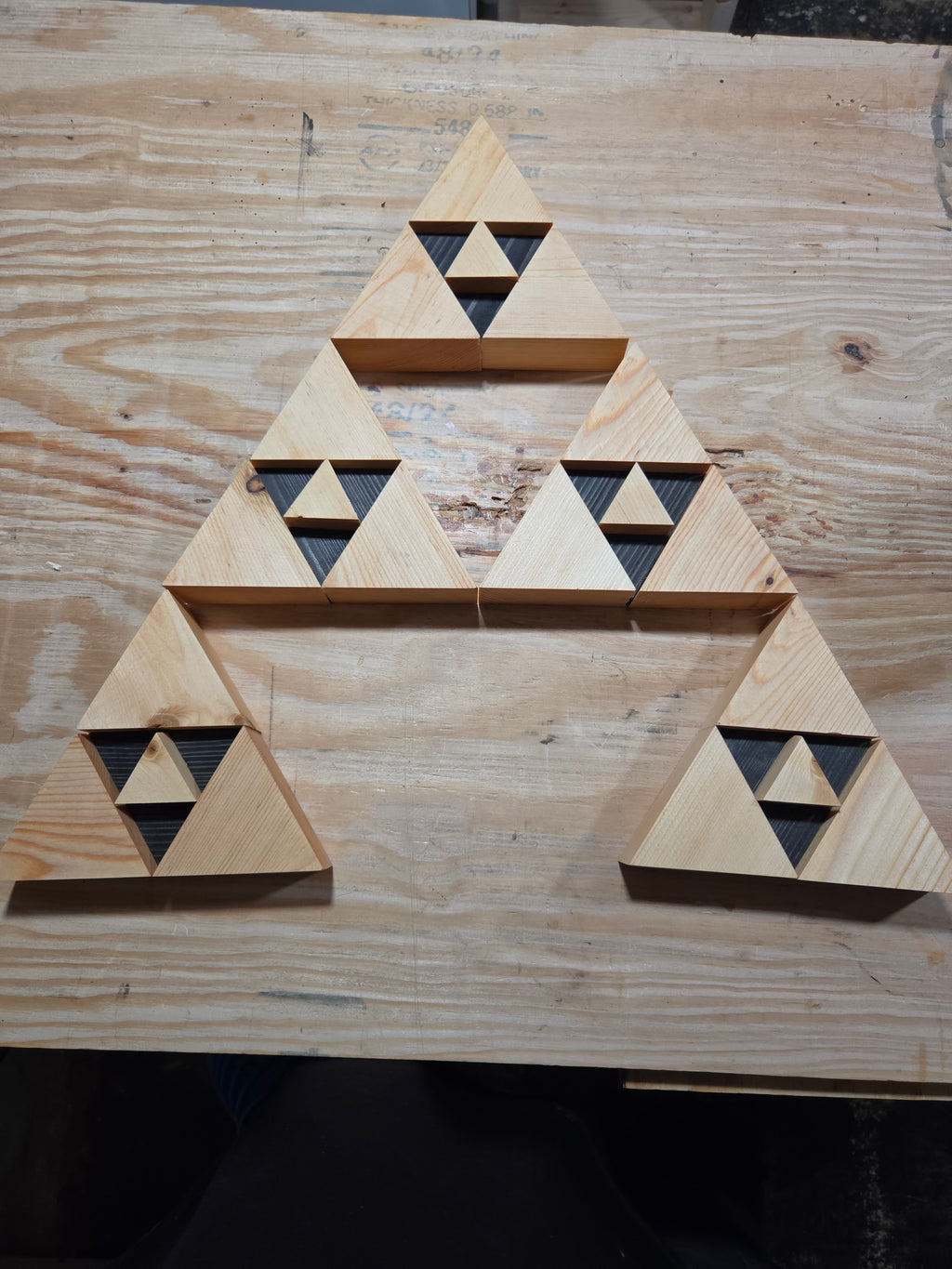 Wooden "Triforce"