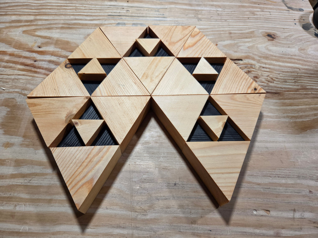 Wooden "Triforce"