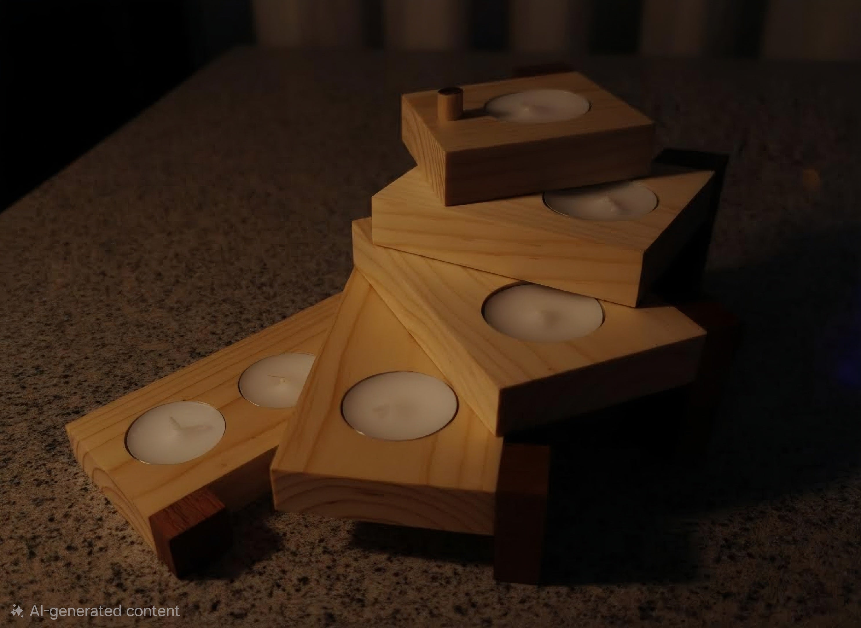 5 Tier Tealight Candle Holder